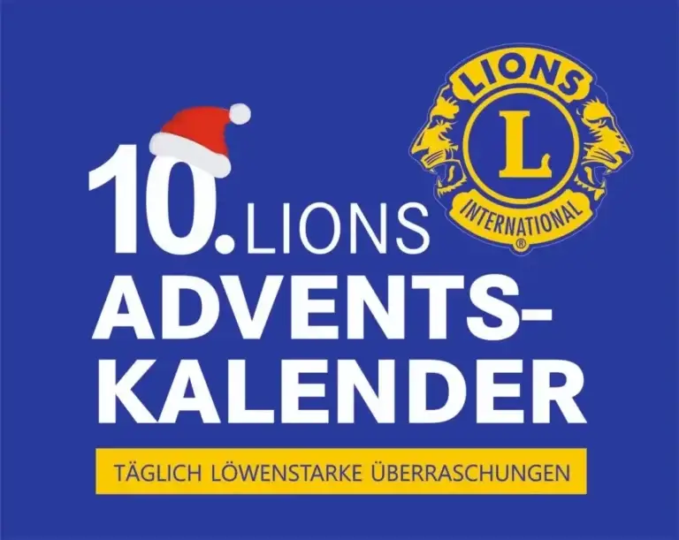Plakat: 10. Lions-Adventskalender 2026